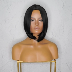 TILLY Black Cap Wig ** SAMPLE