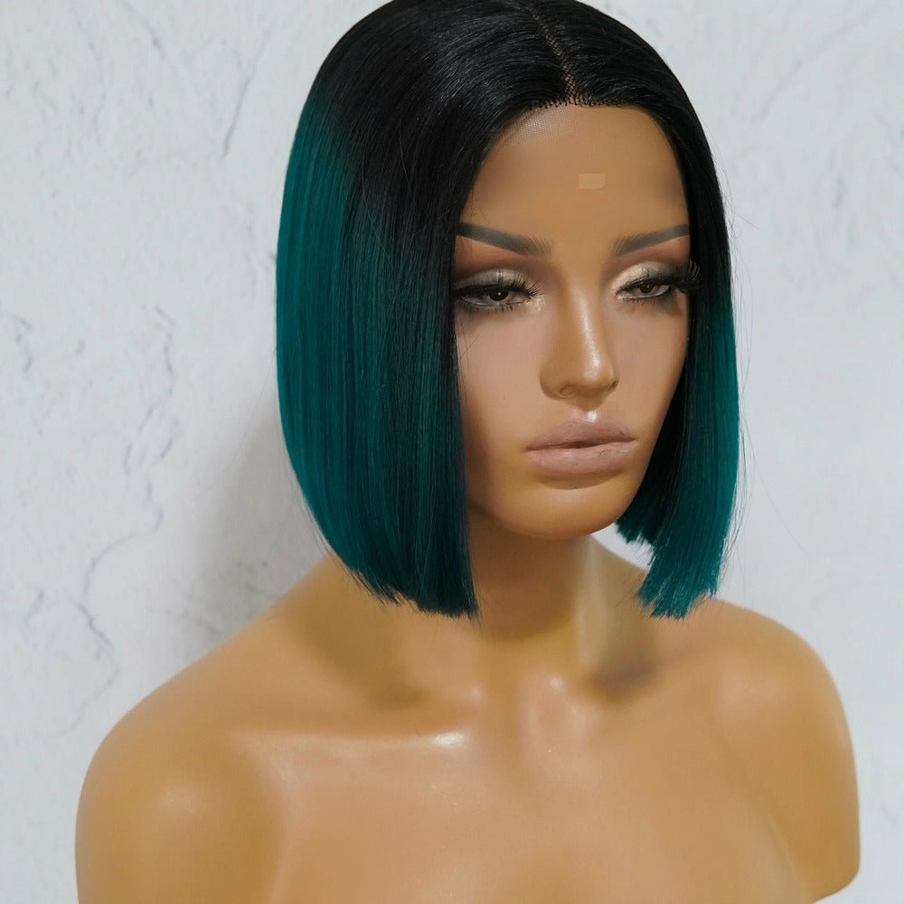 TILLY Ombre Emerald Lace Front Wig