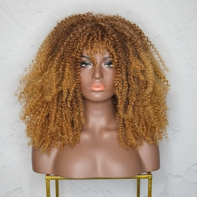 TYRA Caramel Afro Curl Wig