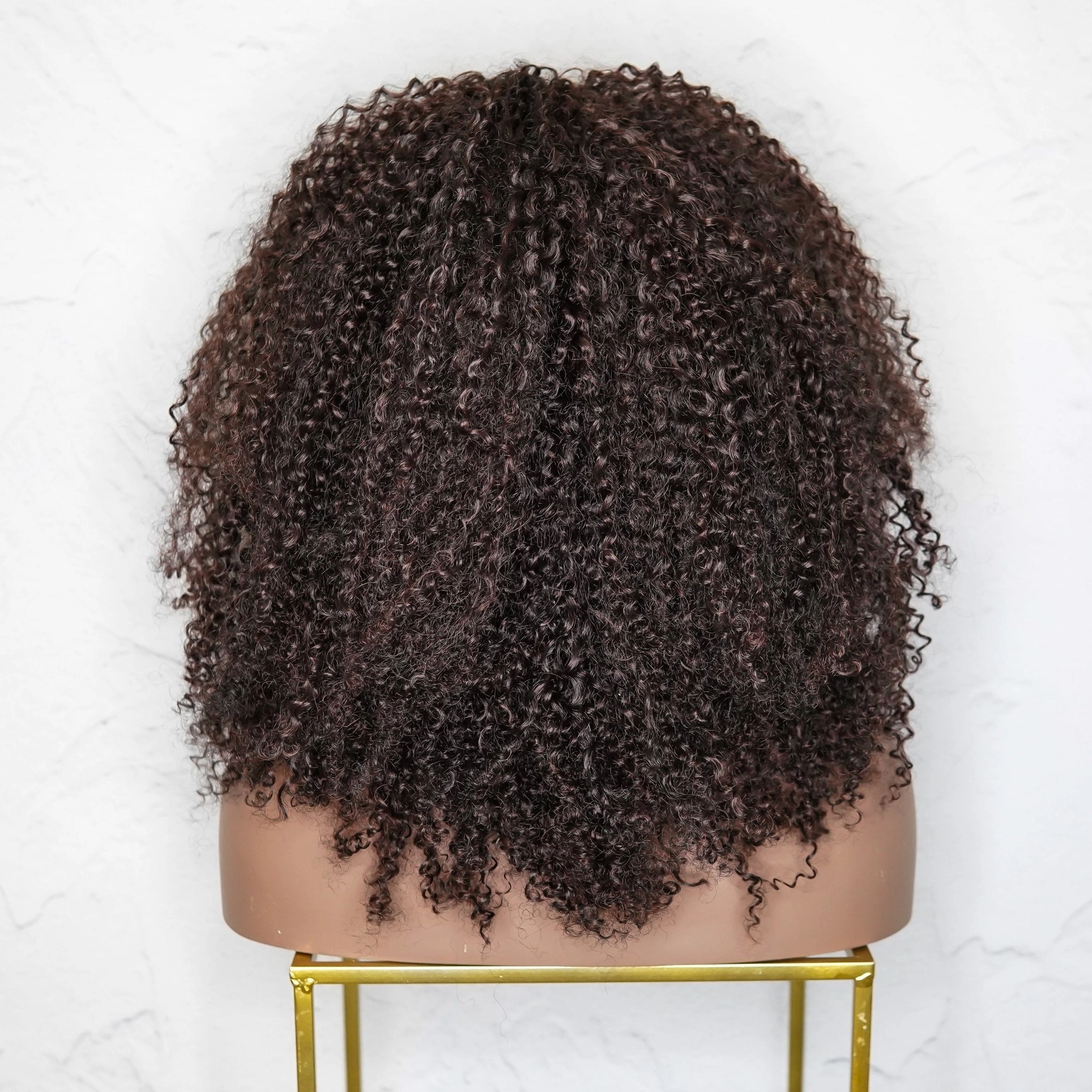 TYRA Dark Brown Afro Curl Wig