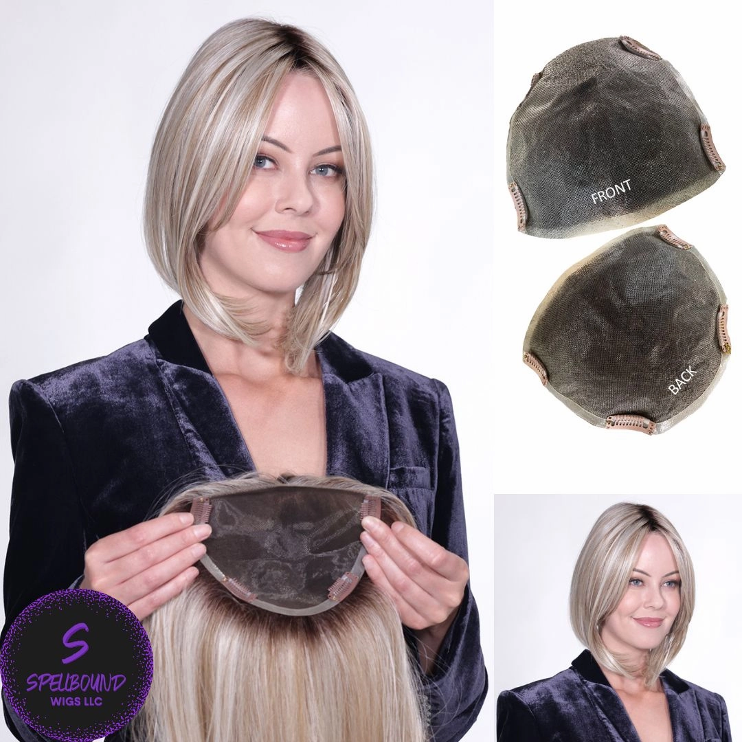 Ultimate Handtied Lace Front Topper 12" - by BelleTress