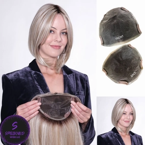 Ultimate Handtied Lace Front Topper 12" - by BelleTress