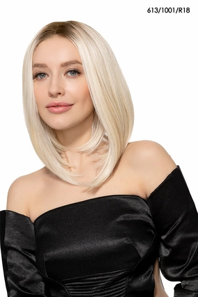 Undercut Bob Wig by TressAllure | Heat Friendly Synthetic Hair | Average Cap