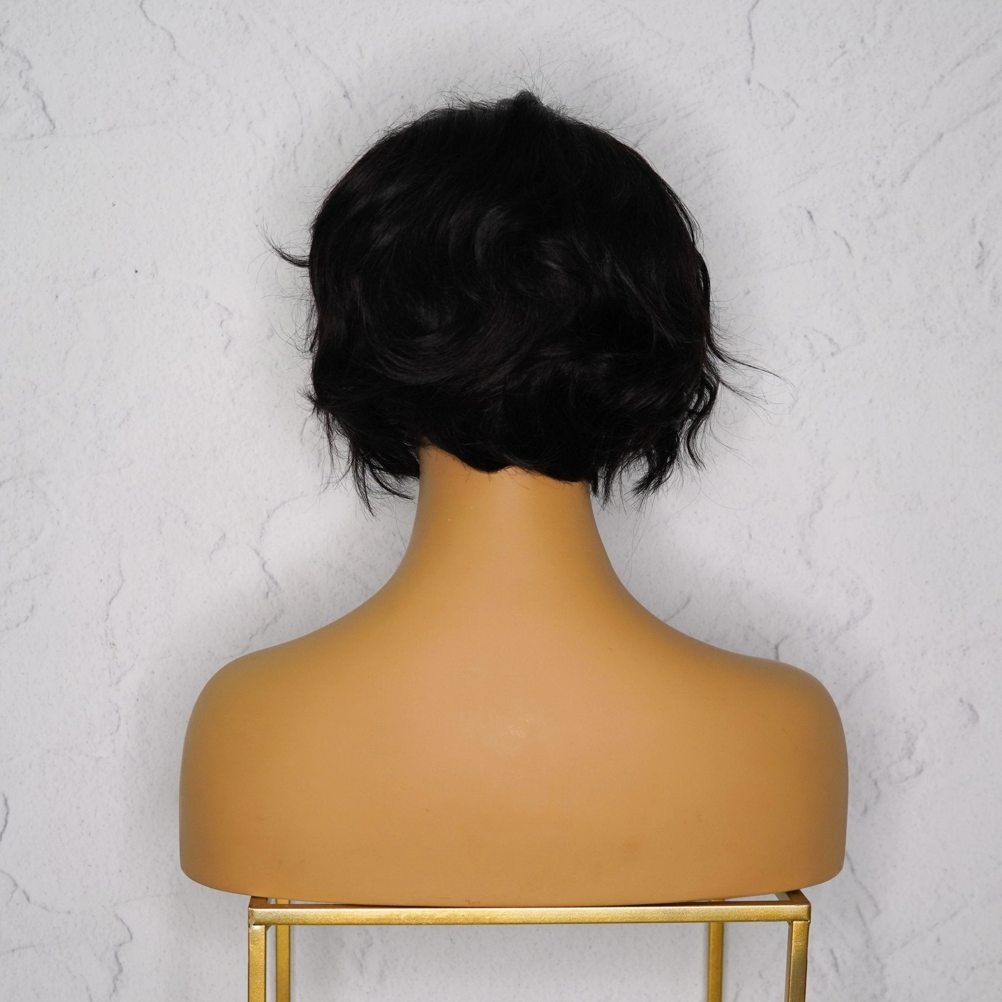 VALERIE Natural Black Human Hair Lace Front Wig