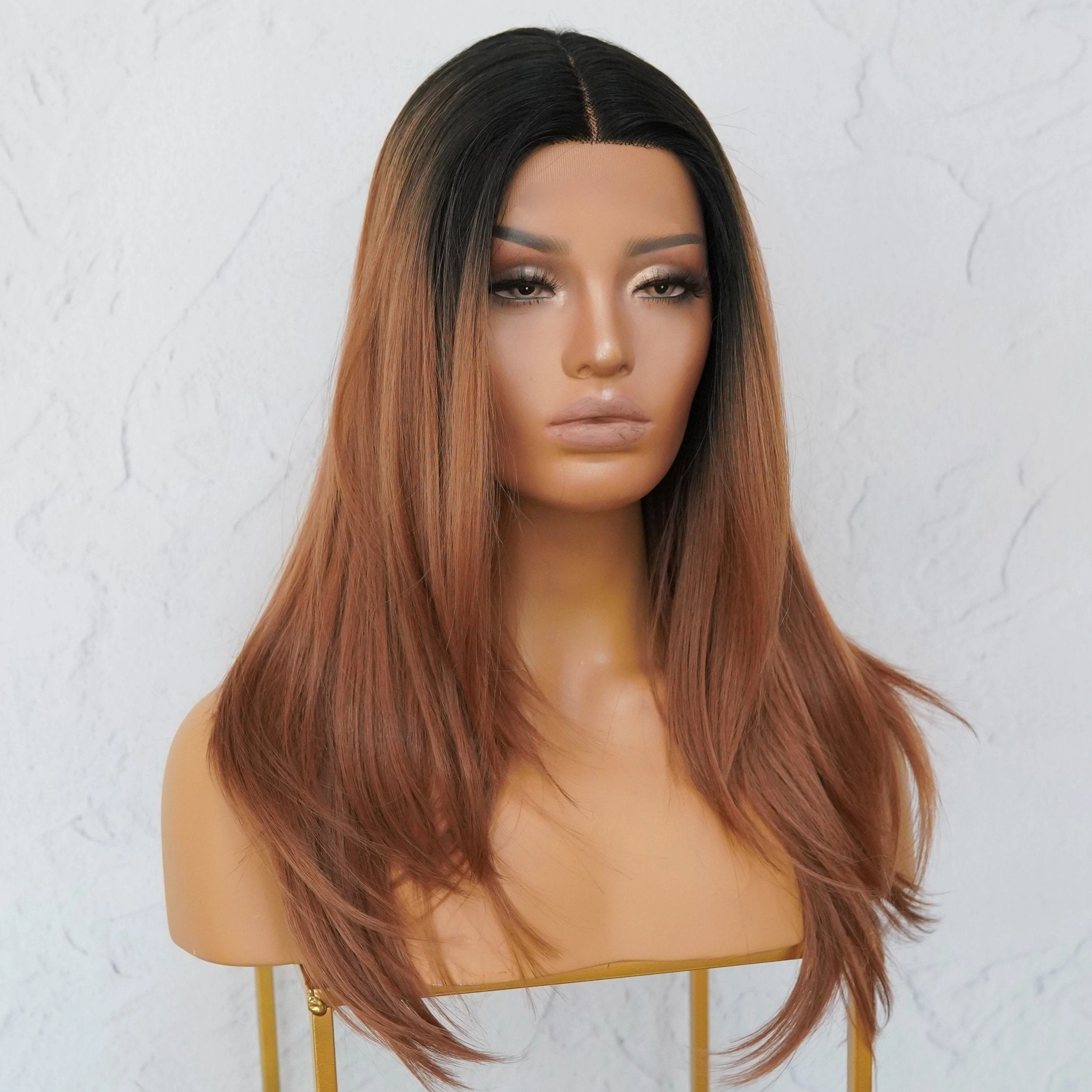 VANESSA Ombre Brown Lace Front Wig