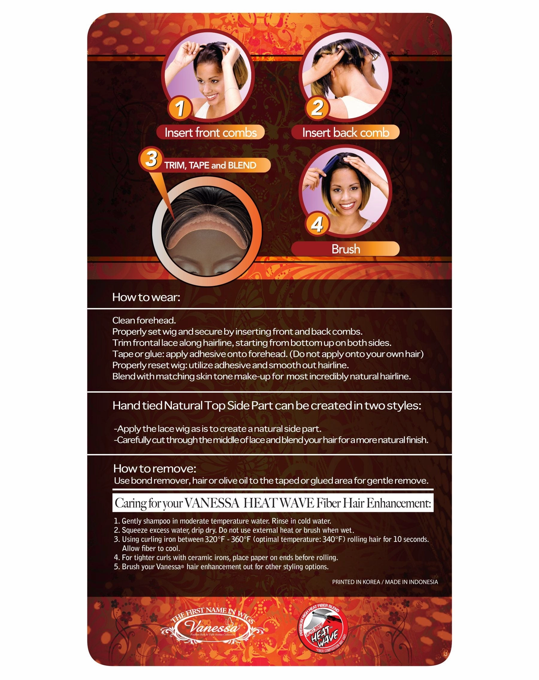 Vanessa Synthetic Hair Wig - Besby