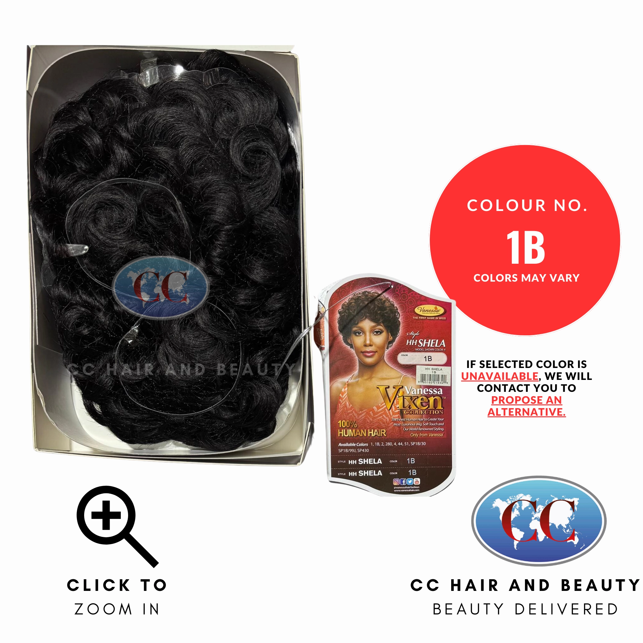 Vanessa Vixen Collection 100% Human Hair Wig - Shela