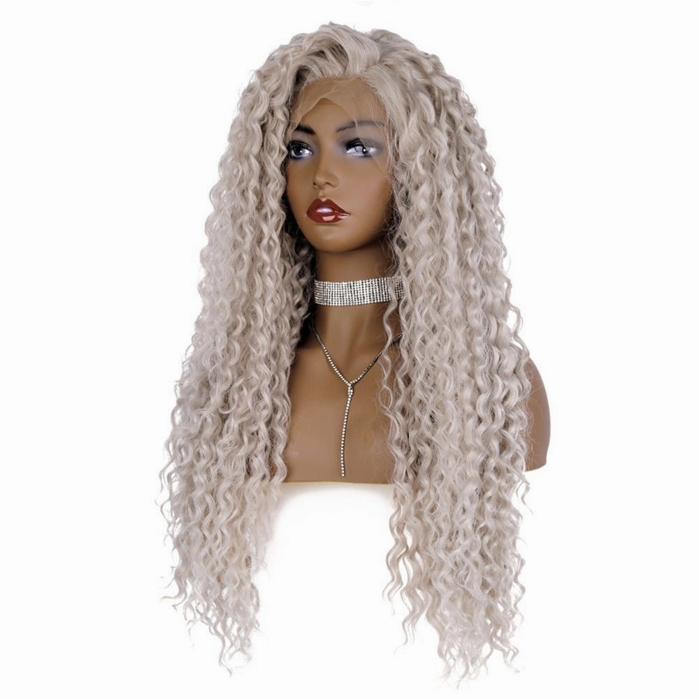 Vanilla Blonde Curly 26" Lace Front Wig