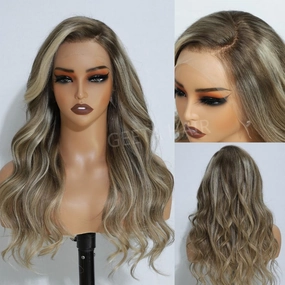 Wear and Go Glueless Wigs P16/613 Body Wave Lace Front Wigs Human Hair 13x4 HD Lace Wigs
