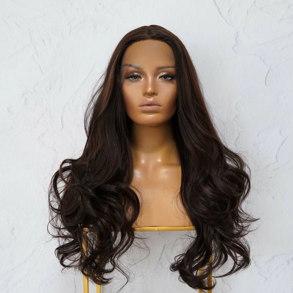WHITNEY Ombre Brown Lace Front Wig