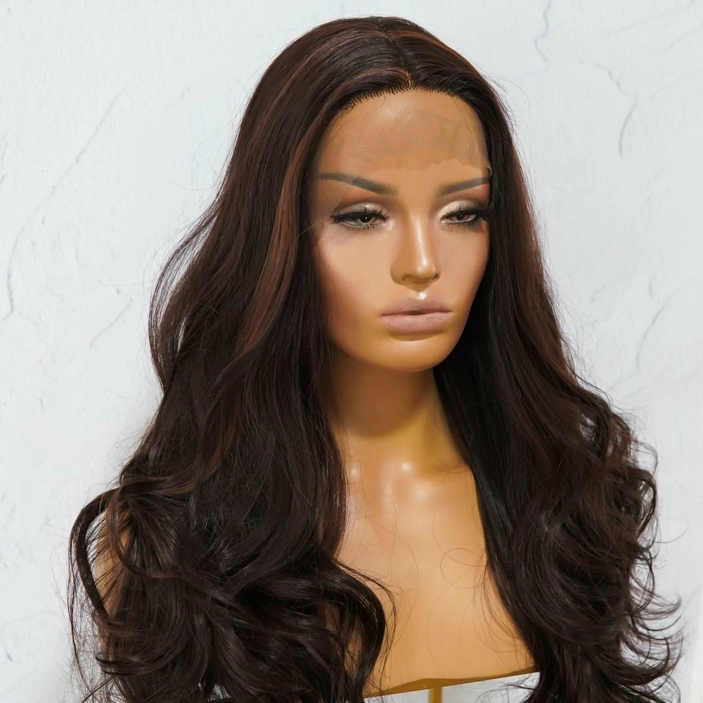 WHITNEY Ombre Brown Lace Front Wig