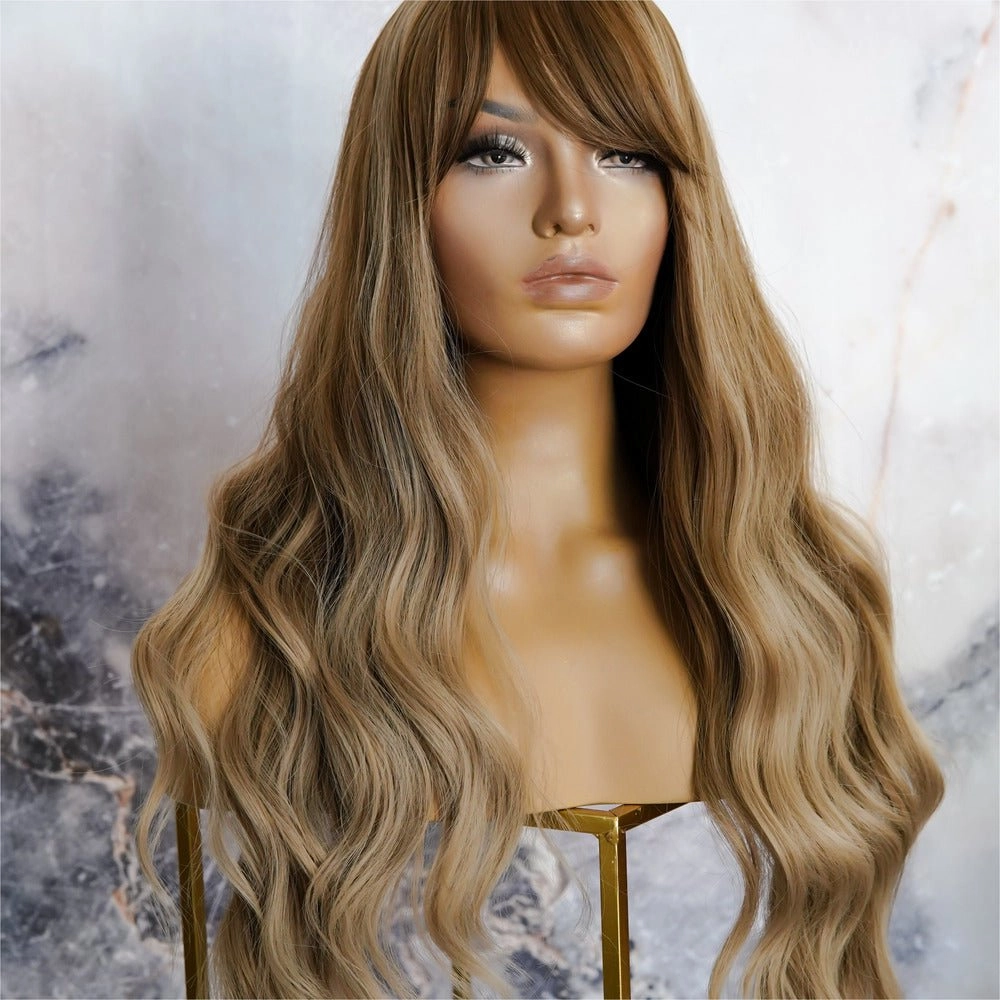 YASMIN Brown Ombre Fringe Wig