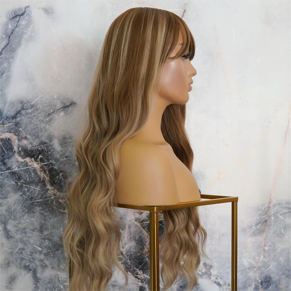 YASMIN Brown Ombre Fringe Wig