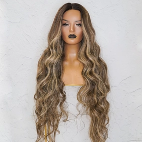 ZENDAYA Latte Lace Front Wig